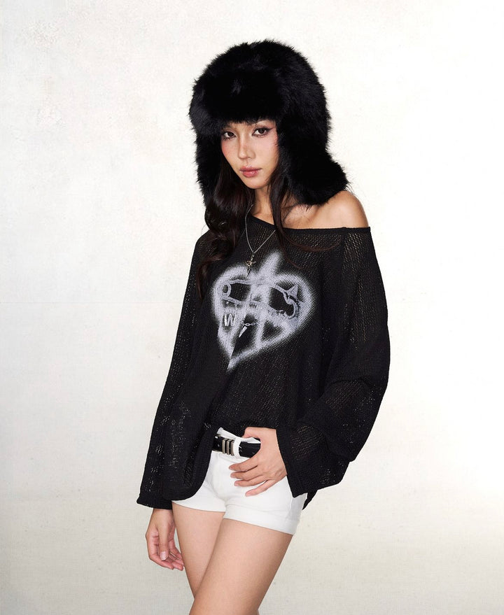 TWENTI Long Mesh Top