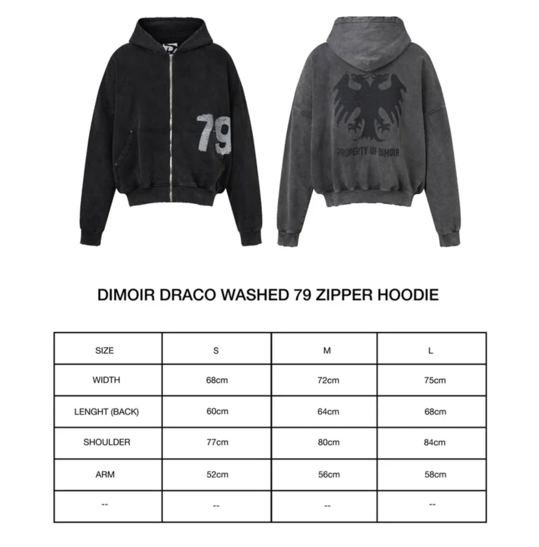 Draco 79 Washed Zip