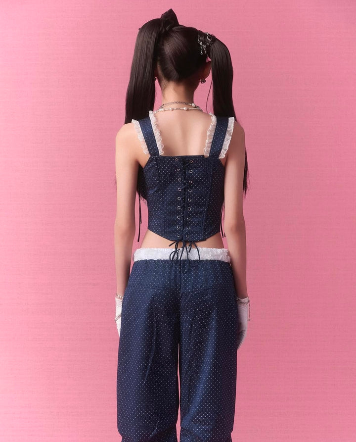 IUE Polka dot corset