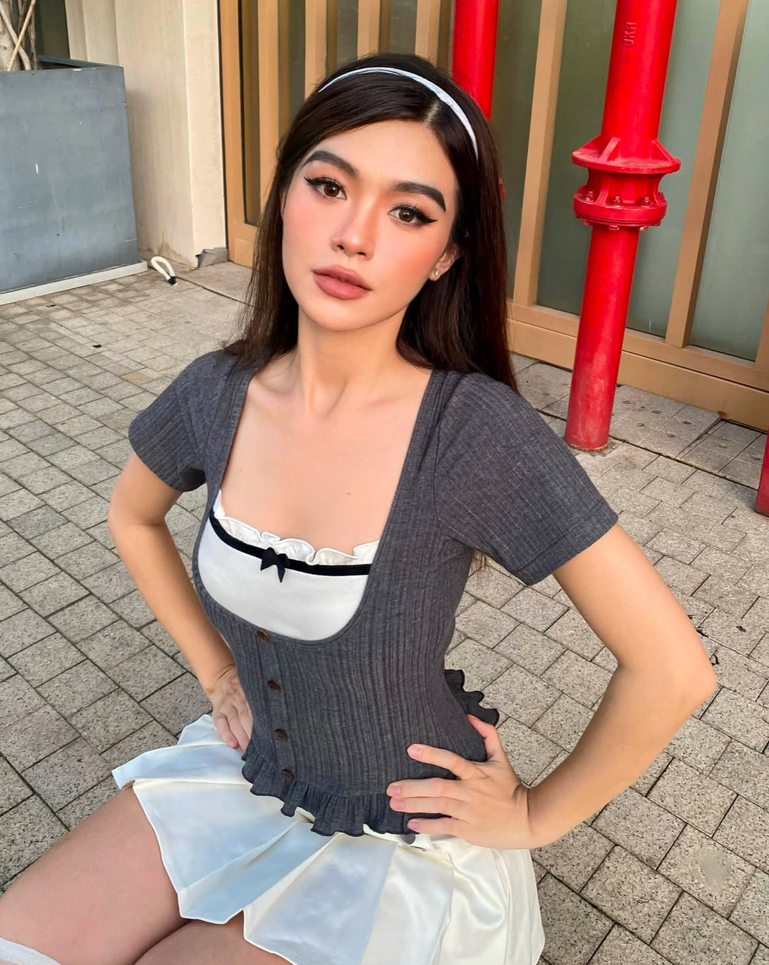 Sugar Grey Top