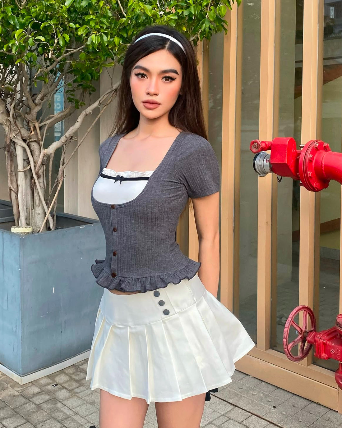 Sugar Grey Top